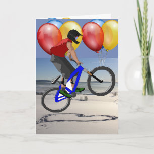 Fiets Sport Gelukkige Verjaardag Familie Vrienden  Kaart