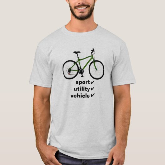 fiets: sportvoertuig t-shirt (Voorkant)