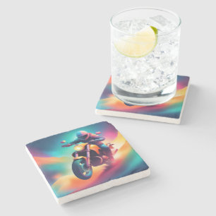 fiets stenen onderzetter