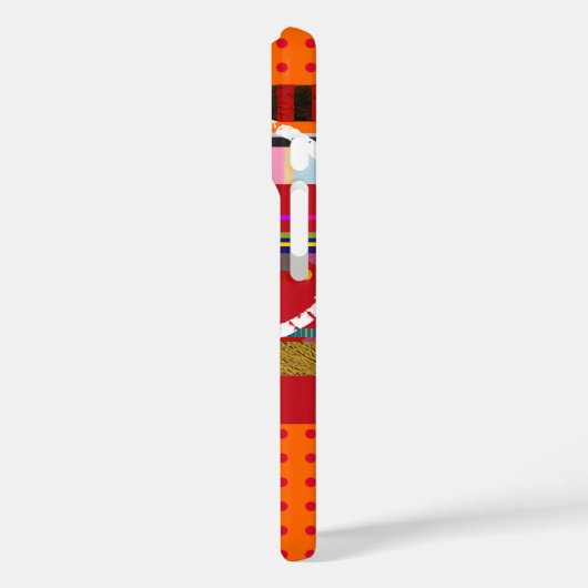 Fiets, strepen en custom initiaal Case-Mate iPhone case (Achterkant / Links)