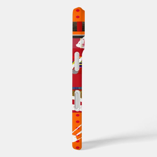 Fiets, strepen en custom initiaal Case-Mate iPhone case (Achterkant / Rechts)