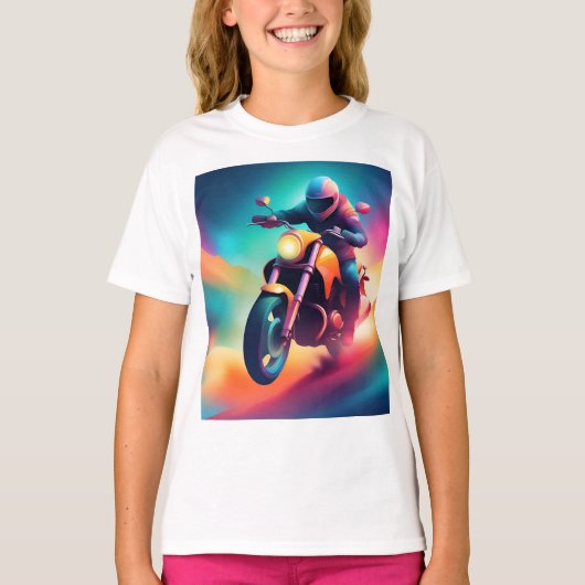 fiets t-shirt (Voorkant)