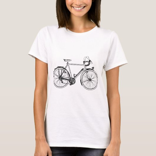 fiets t-shirt (Voorkant)
