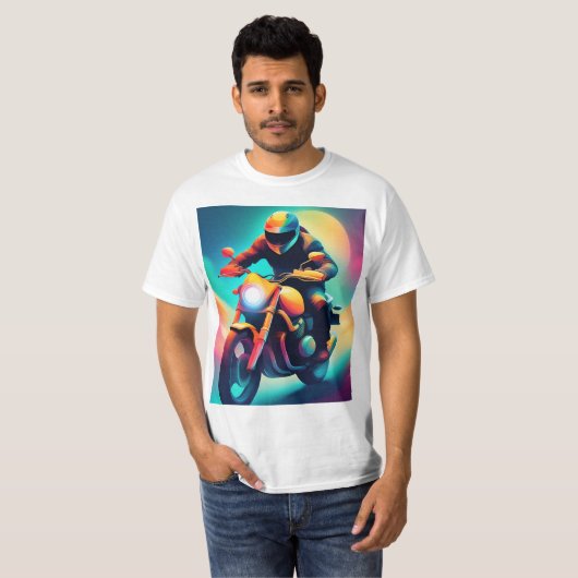 fiets t-shirt (Voorkant volledig)