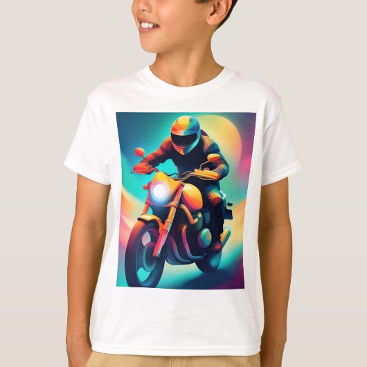 fiets t-shirt (Voorkant)
