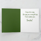 Fiets Verjaardag Kaart (Binnen)