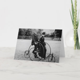Fiets voor twee in het Witte Huis 1886 Kaart