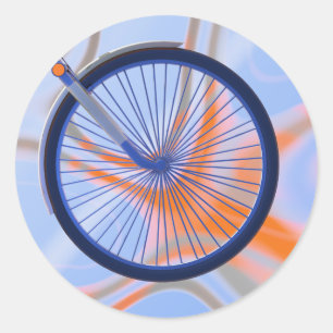 Fiets Wiel - Wiel van een fiets Ronde Sticker