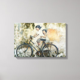 fiets | Zazzle_Growshop. Canvas Afdruk
