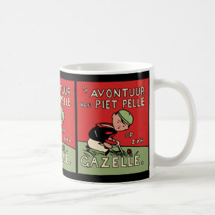Fietsavonturen van Piet Pelle Koffiemok