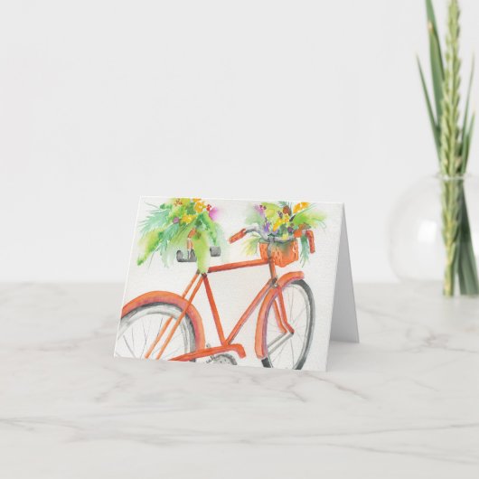 Fietsbloembak Kaart (Voorkant)