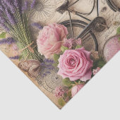 fietsbloemen en vlinders decoupage tissuepapier (Detail)