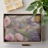fietsbloemen en vlinders decoupage tissuepapier (Geschenk)