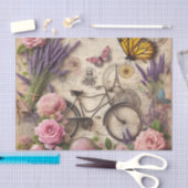fietsbloemen en vlinders decoupage tissuepapier (Craft)
