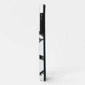 Fietscerkast - zwart op wit Case-Mate iPhone case (Achterkant/links)