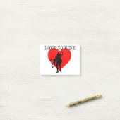 Fietscross racefiets Post-It Notes (Op bureau)