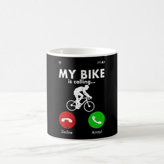 Fietscyclist Funny Gift Cadeau Idee Koffiemok (Center)