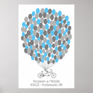 Fietscyclus - 150 handtekeningen, gastboek alterna poster