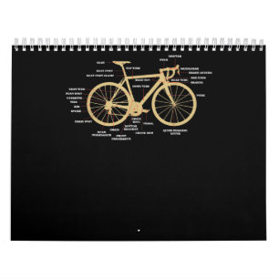 Fietscyclus Anatomy Road Bike Parts Biking Kalender