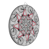 Fietscyclus Dartbord (Voorkant Links)