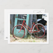 Fietscyclus fietsen oude vorm briefkaart (Voorkant / Achterkant)