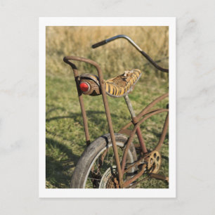 Fietscyclus fietsen van banaancruiser briefkaart