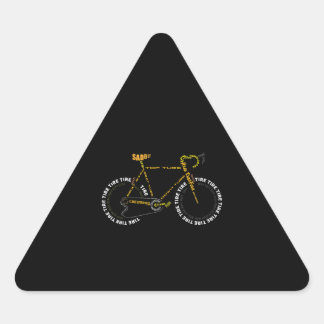 Fietscyclus voor anatomie is levensecht driehoek sticker