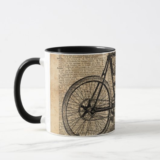  fietsdictionary Art Bicycle Quote Mok (Links)