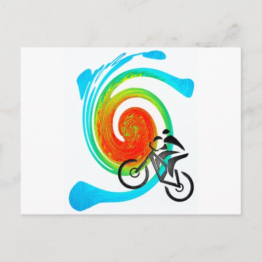 fietsdromen briefkaart (Voorkant)