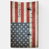 Fietsduur, banden en strips spandoek (Verticaal)