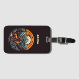 Fietsduur, retro aanpasbaar bagagelabel