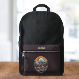 Fietsduur, retro aanpasbaar bedrukte rugzak