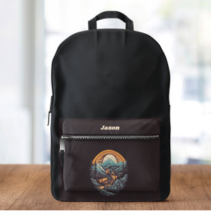 Fietsduur, retro aanpasbaar bedrukte rugzak