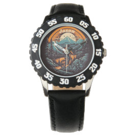 Fietsduur, retro aanpasbaar horloge