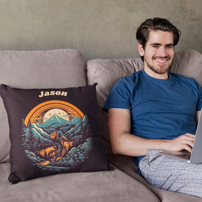 Fietsduur, retro aanpasbaar kussen (Creator heeft geüpload)