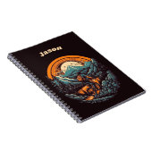 Fietsduur, retro aanpasbaar notitieboek (Rechterzijde)