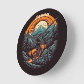 Fietsduur, retro aanpasbaar ronde klok (Hoek)