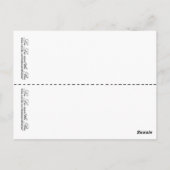 Fietsen Aarhus, 2x bladwijzer Briefkaart (Achterkant)