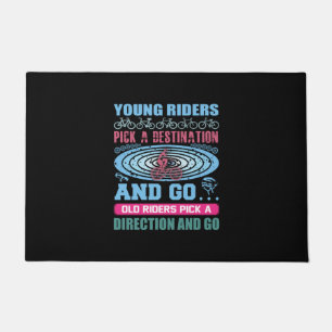 Fietsen Art Young Rides Pick A Destination Deurmat