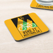 Fietsen Australië Bier Onderzetter (Linkerzijde)