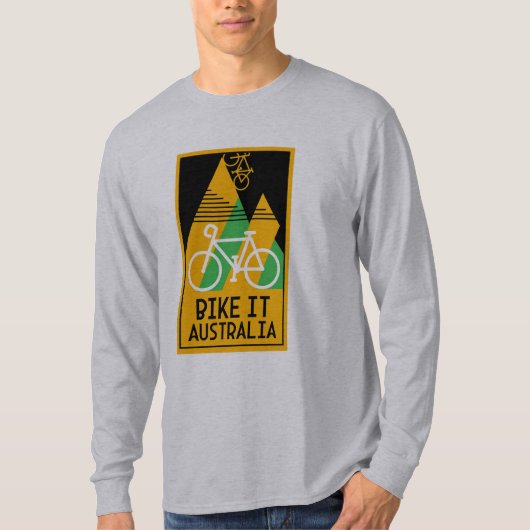 Fietsen Australië T-shirt (Voorkant)
