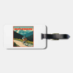 Fietsen Beats Werken Bagagelabel