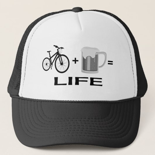 Fietsen & Bier! Trucker Pet (Voorkant)