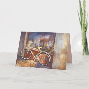Fietsen bij Deli Shop Verjaardag Kaart