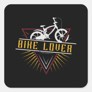 Fietsen - Bike Lover Vierkante Sticker