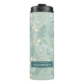 Fietsen & bladeren thermosbeker (Voorkant)