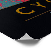 Fietsen / blijven bewegen poster (Hoek)