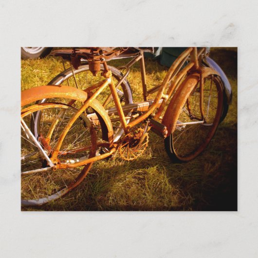 fietsen briefkaart (Voorkant)