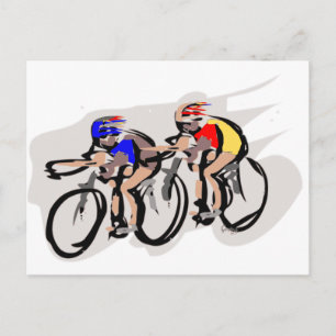 Fietsen Briefkaart