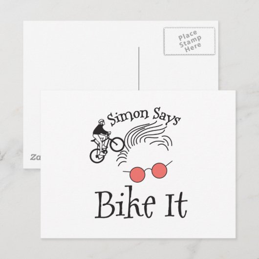 Fietsen Briefkaart (Voorkant / Achterkant)